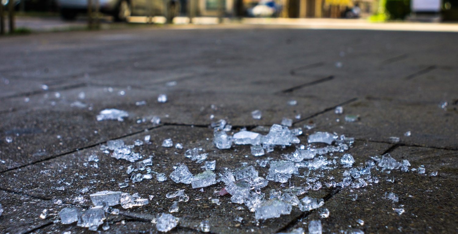 broken glass