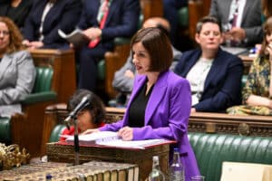 Bridget Phillipson addresses the commons